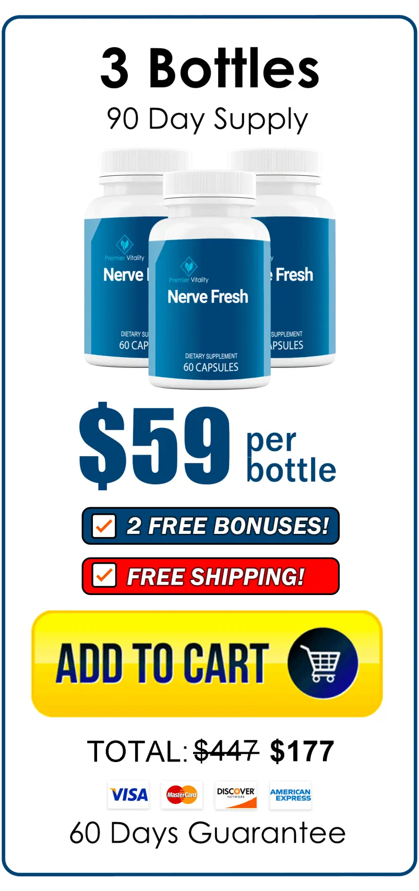 Nerve Fresh 3 Bottle